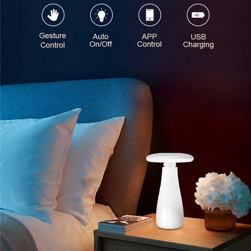 Roome Table Desktop Lamp Led 3D Gesture Control Smart Led lamp Desk Lamp Auto On/off App Control USB Charging Table Lamp Led
Roome Table Desktop Lamp Led 3D Gesture Control Smart Led lamp Desk Lamp Auto On/off App Control USB Charging Table Lamp Led