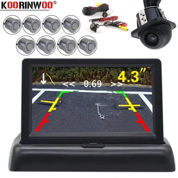 Koorinwoo Universal Parktronic With Foldable Monitor TFT Car Parking Sensors 8 Buzzer Car Rear view camera Jalousie Car Detector
Koorinwoo Universal Parktronic With Foldable Monitor TFT Car Parking Sensors 8 Buzzer Car Rear view camera Jalousie Car Detector