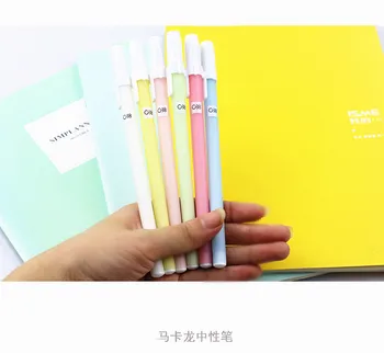 6pcs Fresh macaron Scrub Gel Ink pen Kawaii Stationery Canetas Escolar Papelaria Gift Office Material School Supplies
6pcs Fresh macaron Scrub Gel Ink pen Kawaii Stationery Canetas Escolar Papelaria Gift Office Material School Supplies