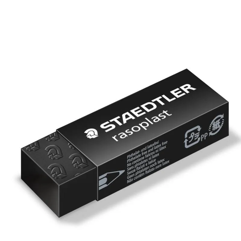 10PCS Germany STAEDTLER Eraser 526 B20 B30 Drawing Eraser Black Sketch Eraser Clean PVC-free Environmental Health
10PCS Germany STAEDTLER Eraser 526 B20 B30 Drawing Eraser Black Sketch Eraser Clean PVC-free Environmental Health