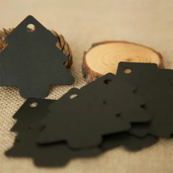 50pcs/pack 5.5x5.4cm Black Christmas Tree Shape Hanging Garment tags DIY Kraft Paper Cards Gift tag
50pcs/pack 5.5x5.4cm Black Christmas Tree Shape Hanging Garment tags DIY Kraft Paper Cards Gift tag