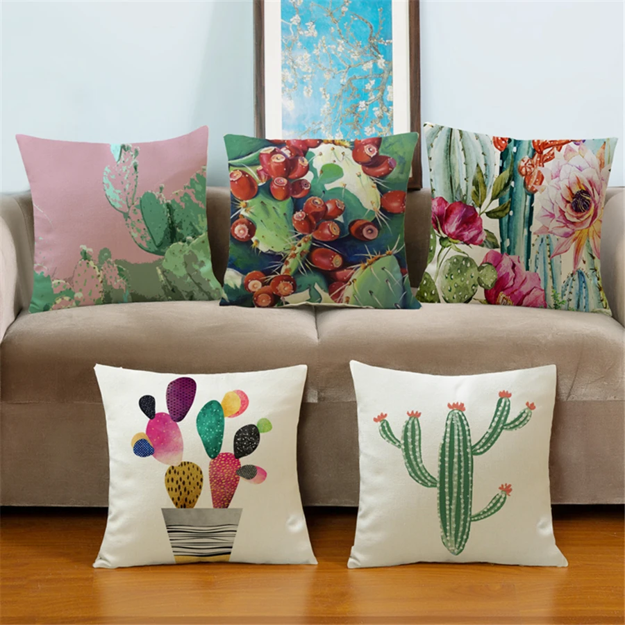 Sofa Throw Pillows Housse De Coussin Car Styling Pouf Tropical Cactus Vintage Decorative Cushion Covers Velvet Home Decor e839
Sofa Throw Pillows Housse De Coussin Car Styling Pouf Tropical Cactus Vintage Decorative Cushion Covers Velvet Home Decor e839