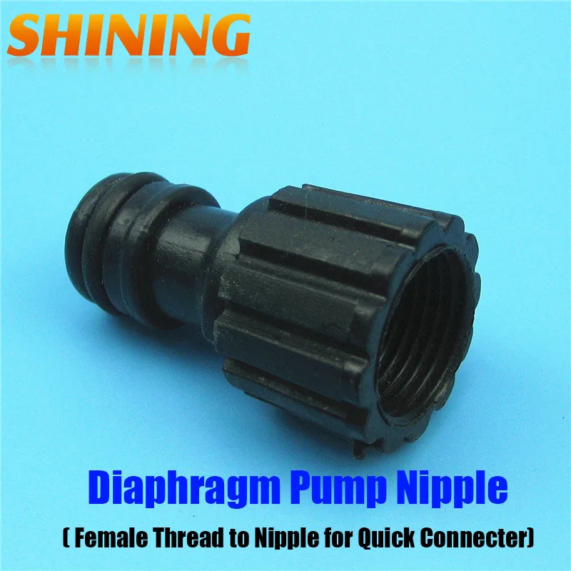 

ID 18mm Female Thread to Nipple Joint Coupling Pipe Connection For Diaphragm Pump Car Washing Pump Use, Car Washer Spare Parts