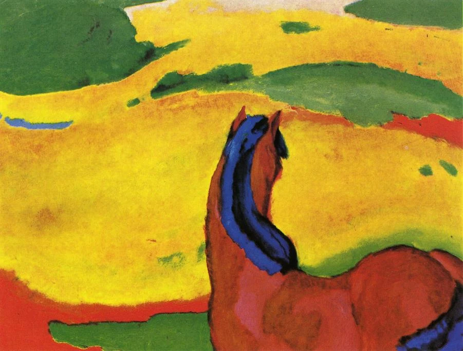 High quality Oil painting Canvas Reproductions Horse in a Landscape 1910 By Franz Marc hand painted
High quality Oil painting Canvas Reproductions Horse in a Landscape 1910 By Franz Marc hand painted