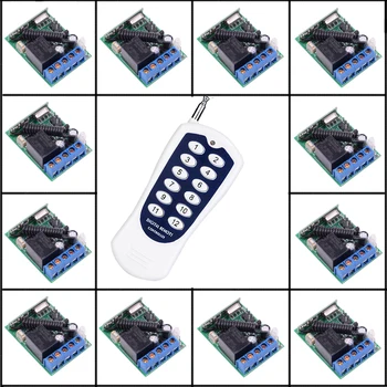 DC 12V 12 CH RF Wireless Remote Switch Remote control Light Switch System Delay Time Receiver For 3S 5S 10S 60S Function
DC 12V 12 CH RF Wireless Remote Switch Remote control Light Switch System Delay Time Receiver For 3S 5S 10S 60S Function