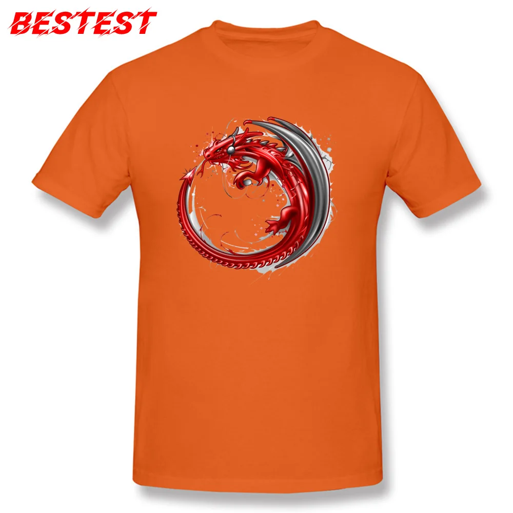 Pure Cotton Male Short Sleeve 2018925Y13 Top T-shirts Design Tops Tees Plain Europe Round Collar Tops T Shirt Top Quality 2018925Y13 orange