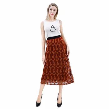 2018 New Women Mesh Elastic Waist High Waist Skirts Plus Size Skinny Stitching Knitted Business Attire A-line Skirt Loose Print
2018 New Women Mesh Elastic Waist High Waist Skirts Plus Size Skinny Stitching Knitted Business Attire A-line Skirt Loose Print