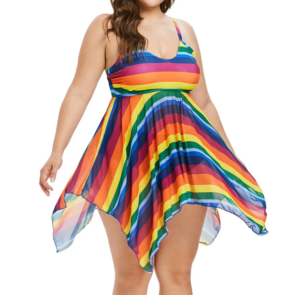 Swimsuit large size plus size High Waist Bikinis Women Tankini Beach Padded Bathing Colorful Striped Dress Briefs Suit Swimwear
Swimsuit large size plus size High Waist Bikinis Women Tankini Beach Padded Bathing Colorful Striped Dress Briefs Suit Swimwear
