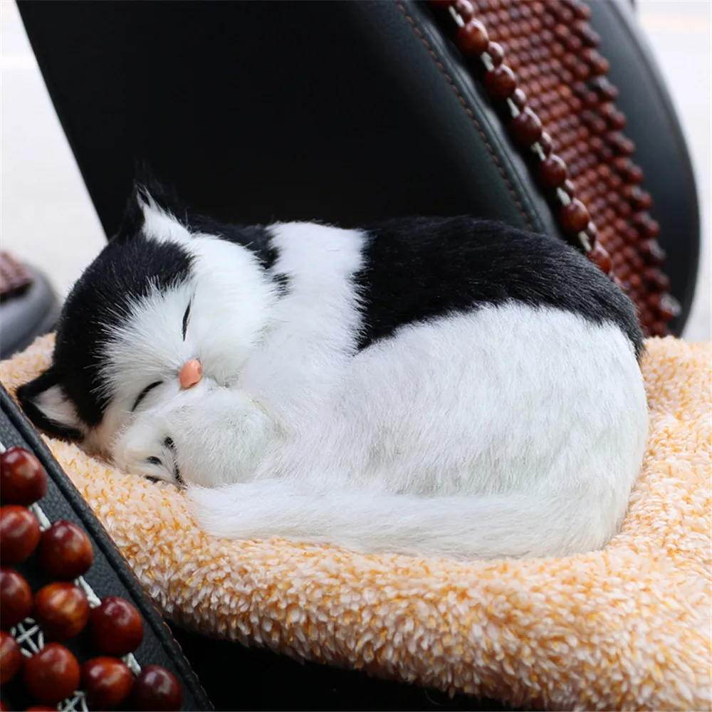 Fancytrader Cute Animals Cat Fox Dog Panda Lying on Blanket Toys Purify Air Cars Decoration Doll20