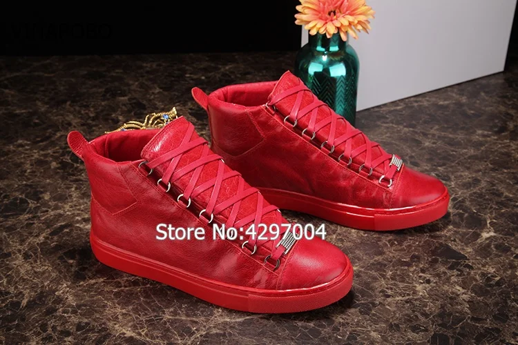 Mens High Top Casual Shoes Men Sneakers 2018 Fashion Man Hip-Hop Shoes red blue Lace-up Flats Male Ankle Boots Plus Size 38-46
Mens High Top Casual Shoes Men Sneakers 2018 Fashion Man Hip-Hop Shoes red blue Lace-up Flats Male Ankle Boots Plus Size 38-46