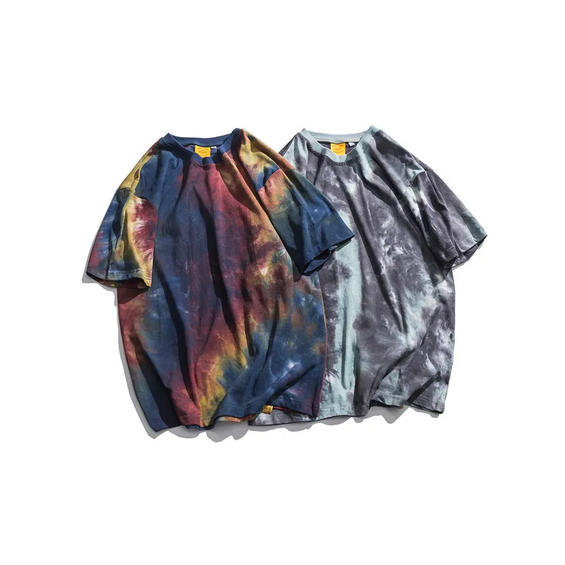 NEW Japanese Tie Dye Vintage Short Sleeve Tshirts Men Harajuku Hip Hop Casual Streetwear Tees 2019 Male T Shirts Top Tees
NEW Japanese Tie Dye Vintage Short Sleeve Tshirts Men Harajuku Hip Hop Casual Streetwear Tees 2019 Male T Shirts Top Tees