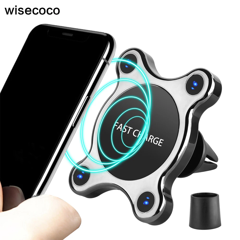 wisecoco Quick Charge Fast Qi Wireless Charger For Samsung Galaxy S9 S8 Plus S7 Edge Note8 Car Holder Mount For iPhone 8 Plus X
wisecoco Quick Charge Fast Qi Wireless Charger For Samsung Galaxy S9 S8 Plus S7 Edge Note8 Car Holder Mount For iPhone 8 Plus X