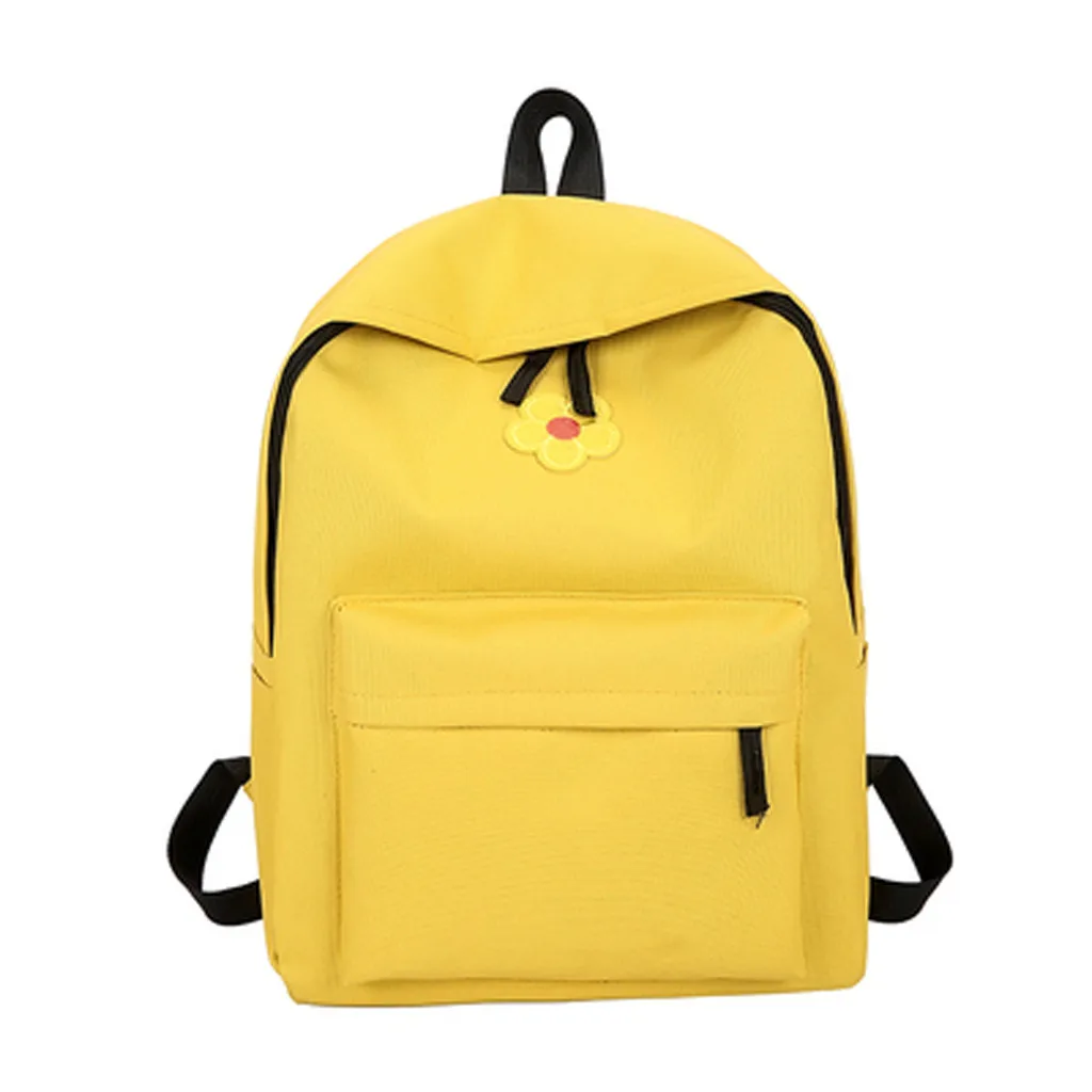 Fashion Women Flower Canvas Pure Color Backpack Shoulder Bag Zipper Packages Casual Tote Large Capacity School bag hot July 20
Fashion Women Flower Canvas Pure Color Backpack Shoulder Bag Zipper Packages Casual Tote Large Capacity School bag hot July 20