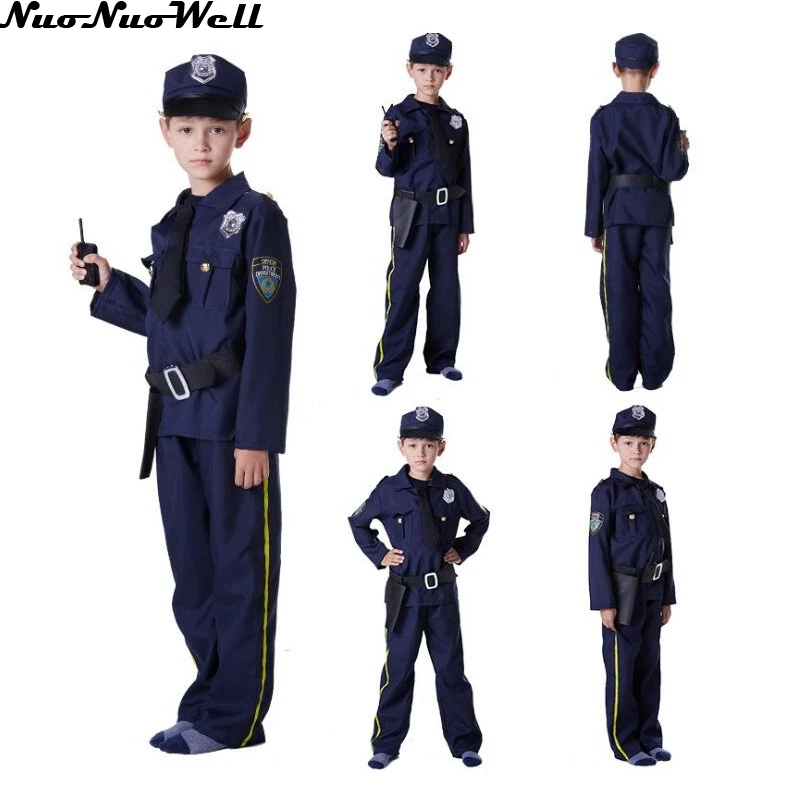 S M L size Boy Christmas Party Performance Halloween Policeman Uniform Children Policeman Cosplay Costume
S M L size Boy Christmas Party Performance Halloween Policeman Uniform Children Policeman Cosplay Costume