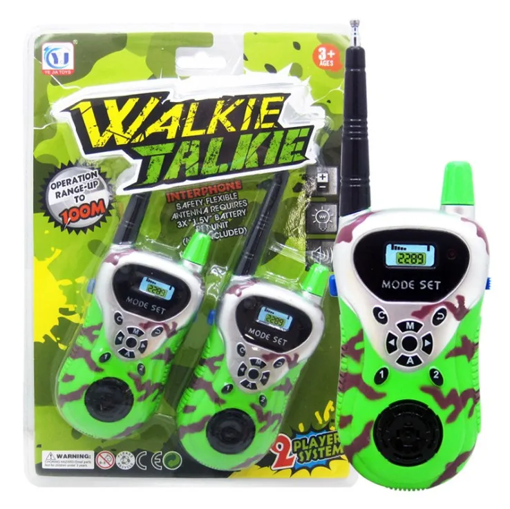 Hot 2pcs Intercom Walkie Talkie Electronic Handheld Two-Way Radio Communicate Device Kids Toy Gift
Hot 2pcs Intercom Walkie Talkie Electronic Handheld Two-Way Radio Communicate Device Kids Toy Gift
