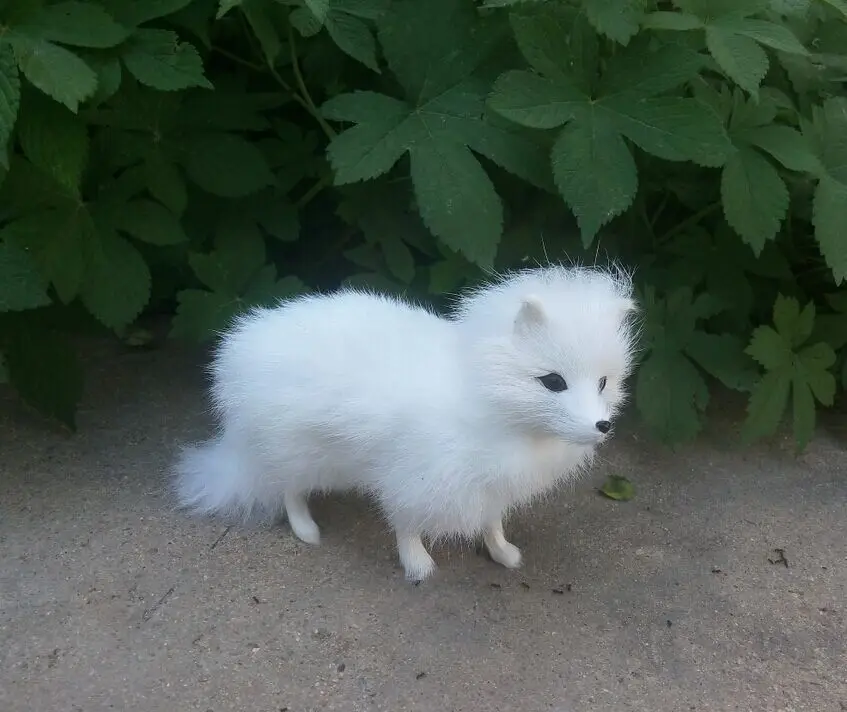 cute simulation white fox toy standing new fox resin&fur doll gift about 16x12cm 1309
cute simulation white fox toy standing new fox resin&fur doll gift about 16x12cm 1309