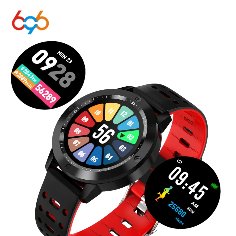 696 CF58 Smart watch IP67 waterproof Tempered glass Activity Fitness tracker Heart rate monitor Sports Men women smartwatch | Электроника