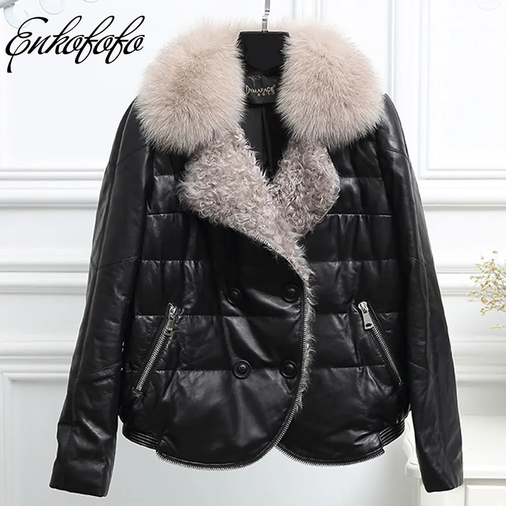 2019 Natural Fox Fur Winter Coat Women Casual Loose Thick Tops Down Liner Sheepskin Genuine Leather Jacket Clothes Real Fur Coat
2019 Natural Fox Fur Winter Coat Women Casual Loose Thick Tops Down Liner Sheepskin Genuine Leather Jacket Clothes Real Fur Coat