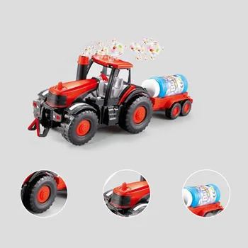 Electric Bubble Blowing Farm Tractor with Lights Sound Funnel Bubble Solution Bottle Children Car Educational Toy Set
Electric Bubble Blowing Farm Tractor with Lights Sound Funnel Bubble Solution Bottle Children Car Educational Toy Set
