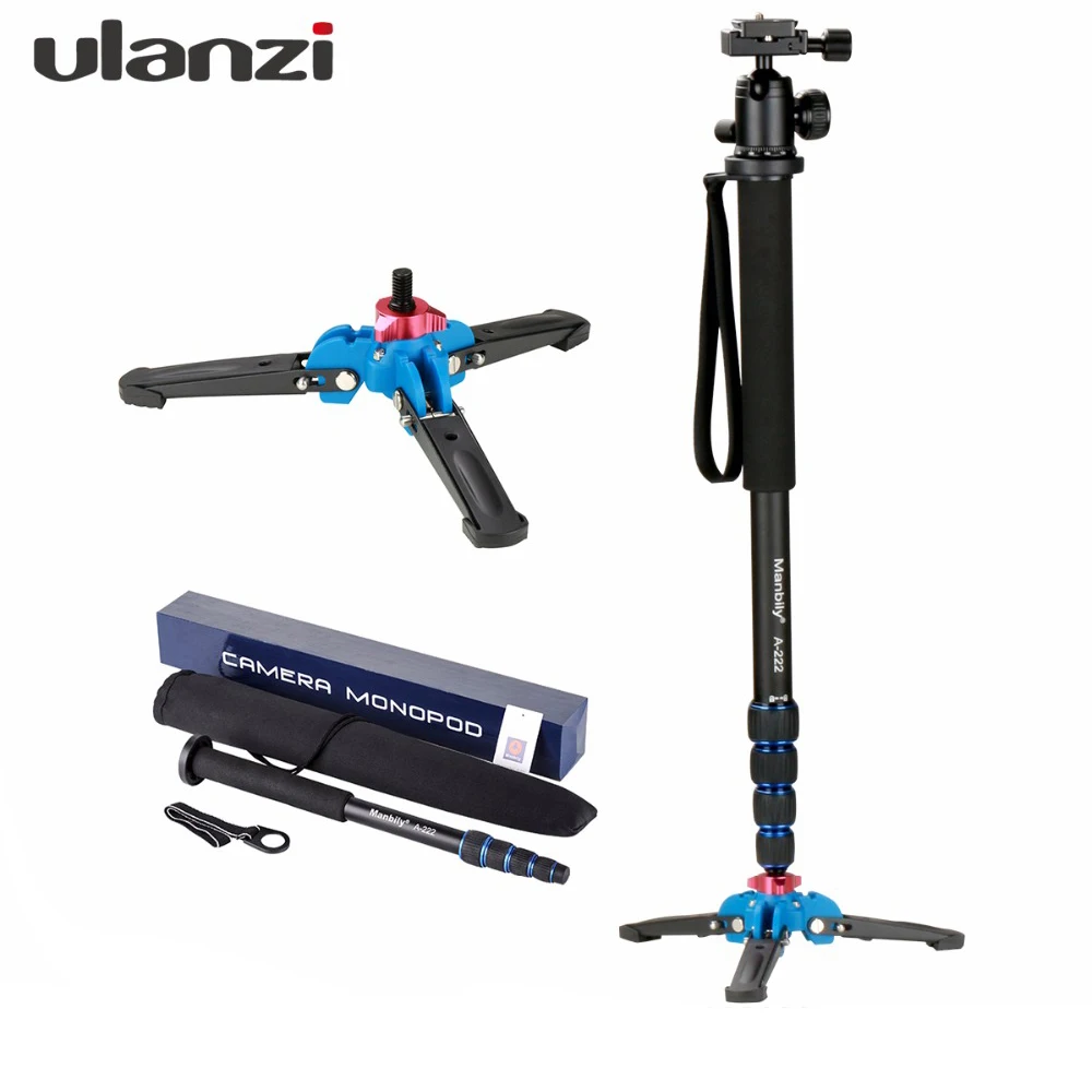 Manbily 65inch Aluminium Camera Monopod Tripod full rotation for DSLR Cameras Canon Video Pole Stand for Zhiyun Gimbal DJI Moza
Manbily 65inch Aluminium Camera Monopod Tripod full rotation for DSLR Cameras Canon Video Pole Stand for Zhiyun Gimbal DJI Moza