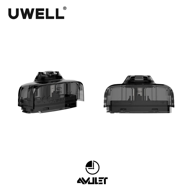 

UWELL 5 Pack 10 pcs in total Amulet Pod System 1.6 ohm 2ml Capacity Refillable Pod E-cigarette Pod System Vape