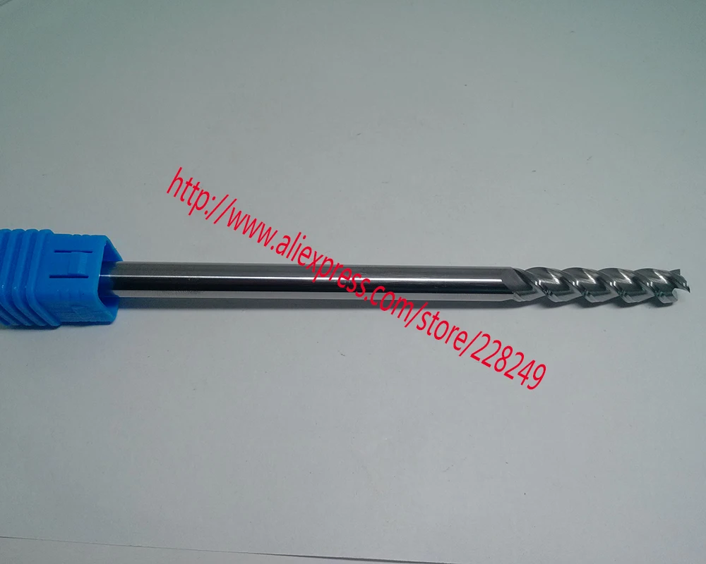 1pc D4*30*D4*100 HRC50 3 Flutes Solid Carbide Flat End Mills For Aluminum CNC Milling Cutters Router Bits
1pc D4*30*D4*100 HRC50 3 Flutes Solid Carbide Flat End Mills For Aluminum CNC Milling Cutters Router Bits
