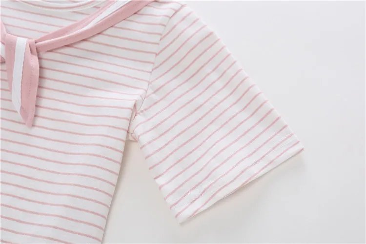 cotton teen girls clothing sets toddler children girls clothes 2018 new summer 2PCS kids set striped school suits for girls 4 5 6 7 8 9 10 11 12 13 14 15 16 years old little big toddler girls 2018 summer clothes for girls set (25)