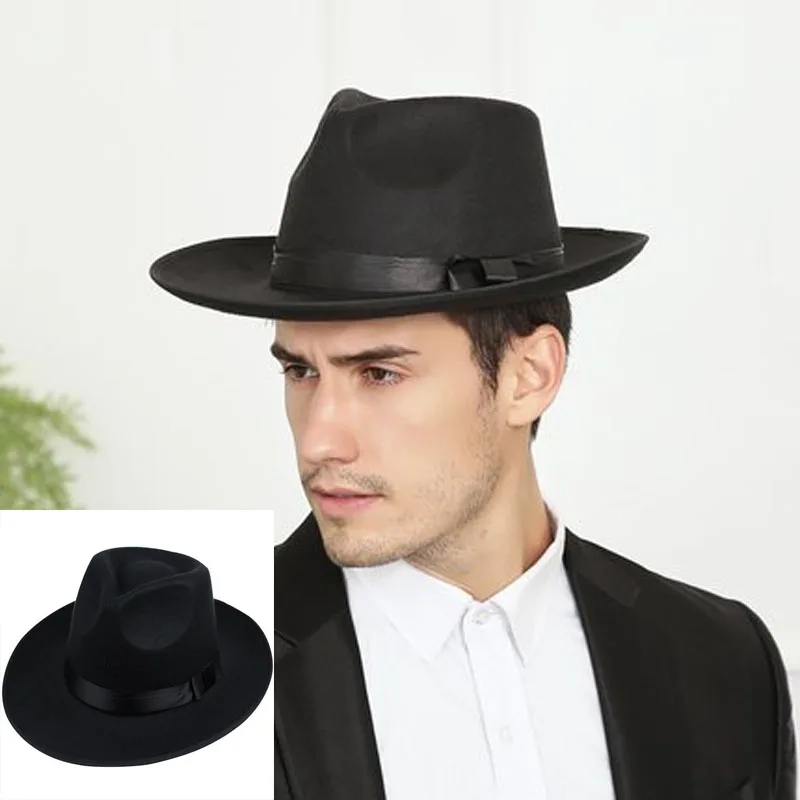 Michael Jackson hats cosplay costume hat Classic Men's Wool Felt Godfather Fedora Hat - Gangster Mobster Michael Jackson hats
Michael Jackson hats cosplay costume hat Classic Men's Wool Felt Godfather Fedora Hat - Gangster Mobster Michael Jackson hats