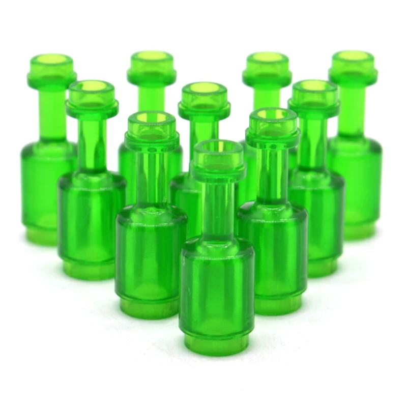 Wholesale 10pcs/lot Bright Green Beers Bottles MOC Bricks Part Building Blocks Gifts Toys for Children
Wholesale 10pcs/lot Bright Green Beers Bottles MOC Bricks Part Building Blocks Gifts Toys for Children