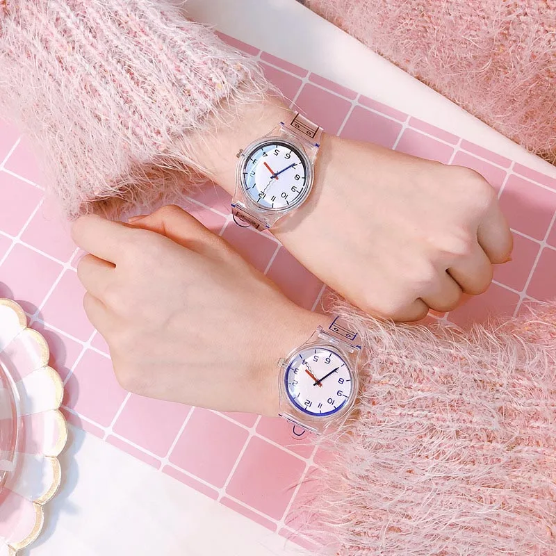 1 Pcs Women Clear Silicone Band Wrist Watch Jelly Comic Style Quartz Casual Watches TY66
1 Pcs Women Clear Silicone Band Wrist Watch Jelly Comic Style Quartz Casual Watches TY66