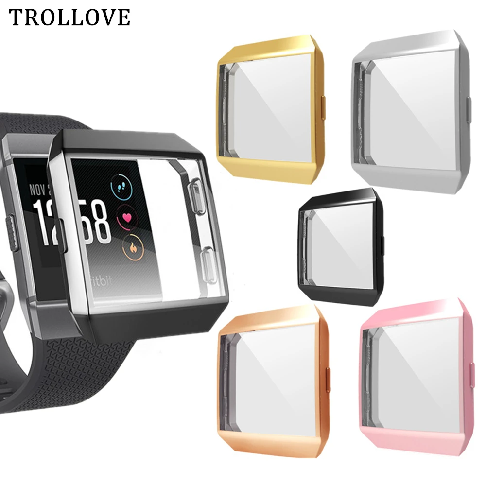 360 Degree Protection Cover For Fitbit Ionic Band Case Plating Coque Fit Bit ionic Watch Band Accessories Screen Protective Case
360 Degree Protection Cover For Fitbit Ionic Band Case Plating Coque Fit Bit ionic Watch Band Accessories Screen Protective Case