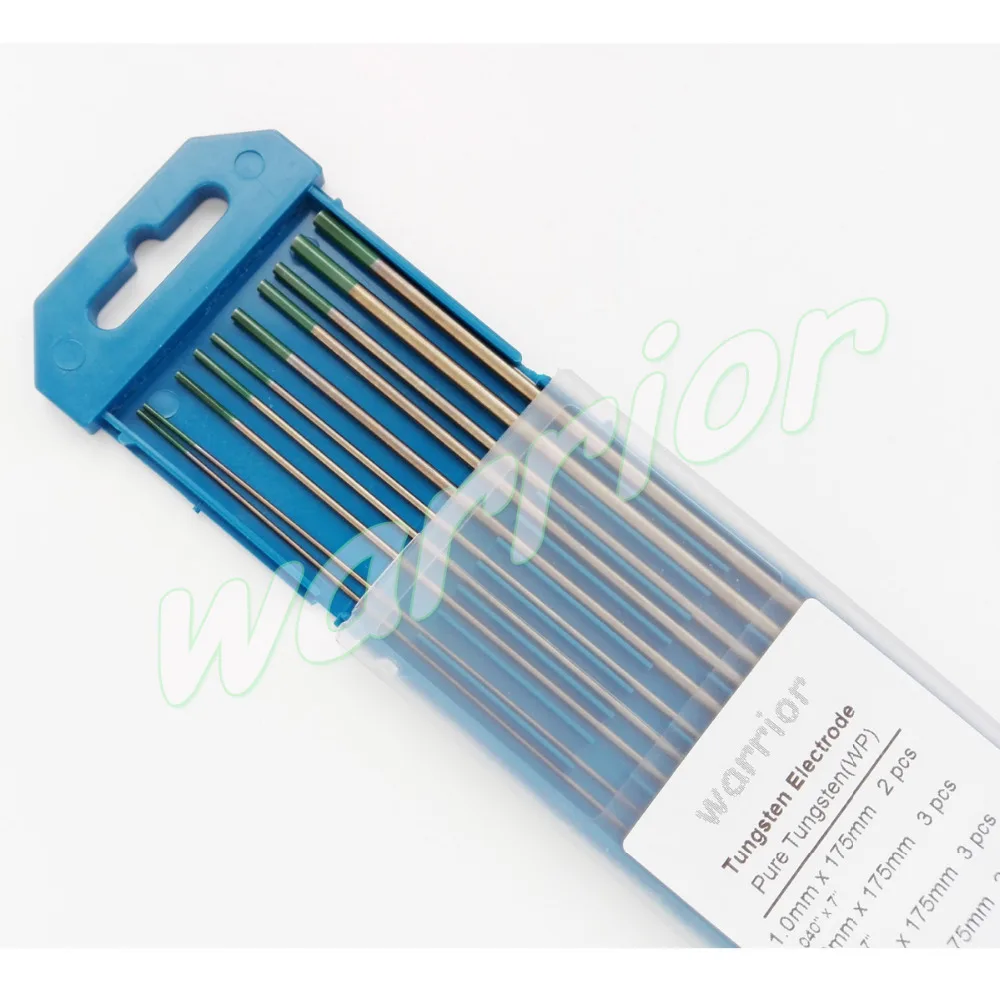 Green Tips 1.0&1.6& 2.4 &3.2mm WP Pure Tungsten Electrodes For TIG Welding 175mm Kit
Green Tips 1.0&1.6& 2.4 &3.2mm WP Pure Tungsten Electrodes For TIG Welding 175mm Kit