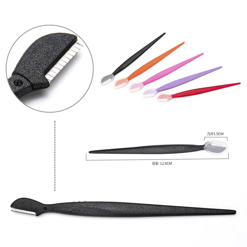 1Pcs Eyebrow Trimmer Facial Hair Trimmer Shaping Eyebrow Knife Razor with Cap Stainless Steel Blade Eyebrow Remover Make Up Tool
1Pcs Eyebrow Trimmer Facial Hair Trimmer Shaping Eyebrow Knife Razor with Cap Stainless Steel Blade Eyebrow Remover Make Up Tool