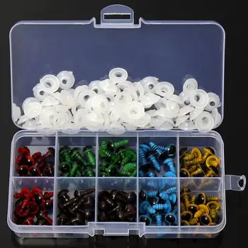 Wholesale 100 Pcs/50 Pairs 5 Colors-Mix 8mm Plastic Safety Eyes Box for Teddy Bear Stuffed Toy Snap Animal Puppet Doll Craft DIY
Wholesale 100 Pcs/50 Pairs 5 Colors-Mix 8mm Plastic Safety Eyes Box for Teddy Bear Stuffed Toy Snap Animal Puppet Doll Craft DIY