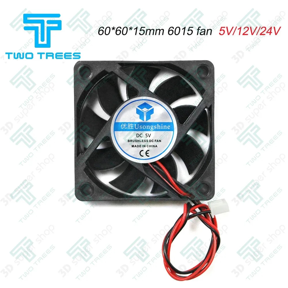 1pcs 6015 cooling fan 60x60x15mm DC 5V/12V/24V 2Pin Cooler Axial Exhaust blower Fan 9 pages
1pcs 6015 cooling fan 60x60x15mm DC 5V/12V/24V 2Pin Cooler Axial Exhaust blower Fan 9 pages