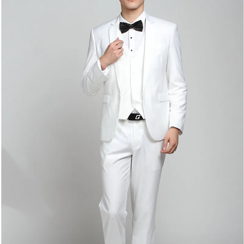 2017 Fashionable Design Single Breasted 1 Button Groom Tuxedos Slim Fit 3 Piece men Suit Set Wedding Suits (Jacket+Pants+Vest)
2017 Fashionable Design Single Breasted 1 Button Groom Tuxedos Slim Fit 3 Piece men Suit Set Wedding Suits (Jacket+Pants+Vest)