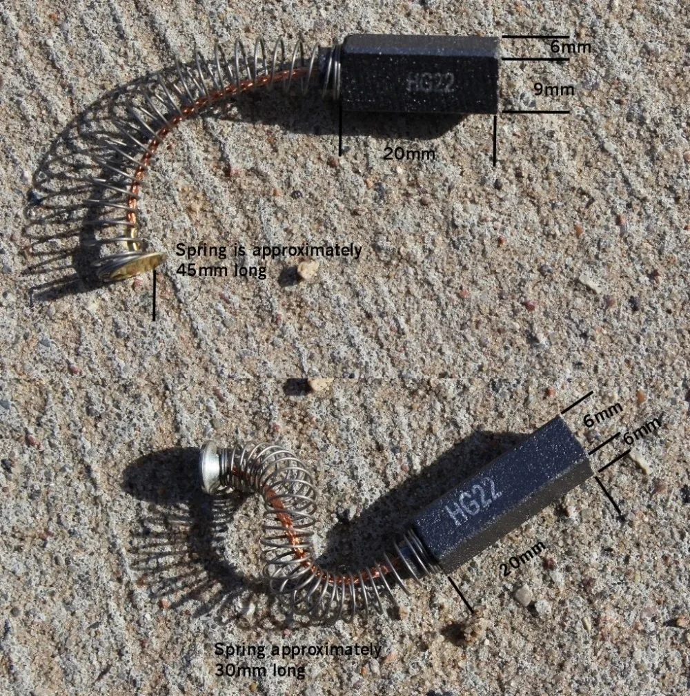 carbon brush, motor brush.Dremel Rotary Tool Spare Parts for Generic Electric Motor Power Tools
carbon brush, motor brush.Dremel Rotary Tool Spare Parts for Generic Electric Motor Power Tools