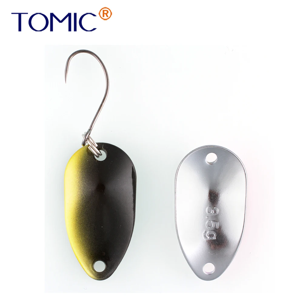 Tomic 1pc 2g 3.5g 4.5g Mini metal bait micro single hook UV fishing spoon blinkers baubles perch trout area lures
Tomic 1pc 2g 3.5g 4.5g Mini metal bait micro single hook UV fishing spoon blinkers baubles perch trout area lures