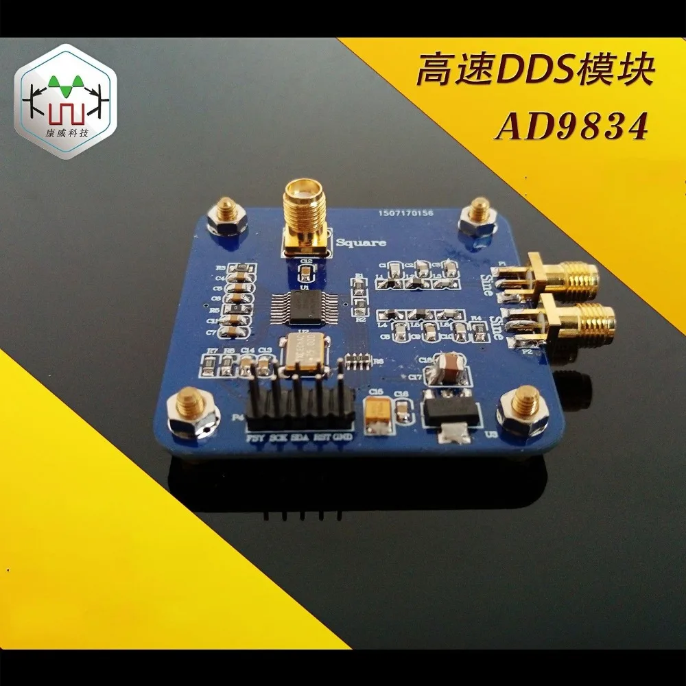 AD9834 DDS Signal Generator Module Sine/Triangle/Square Wave Digital Programmabl
AD9834 DDS Signal Generator Module Sine/Triangle/Square Wave Digital Programmabl