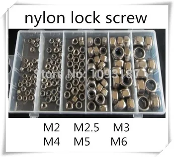 160pcs M2 M2.5 M3 M4 M5 M6 DIN985 A2 Stainless Steel Nylon Lock Nut Metric Assortment Kit
160pcs M2 M2.5 M3 M4 M5 M6 DIN985 A2 Stainless Steel Nylon Lock Nut Metric Assortment Kit