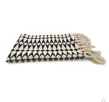 45x70/50x80cm Nordic black white cotton carpet rug tassel geometric diamond pattern floor mat leisure blanket
45x70/50x80cm Nordic black white cotton carpet rug tassel geometric diamond pattern floor mat leisure blanket