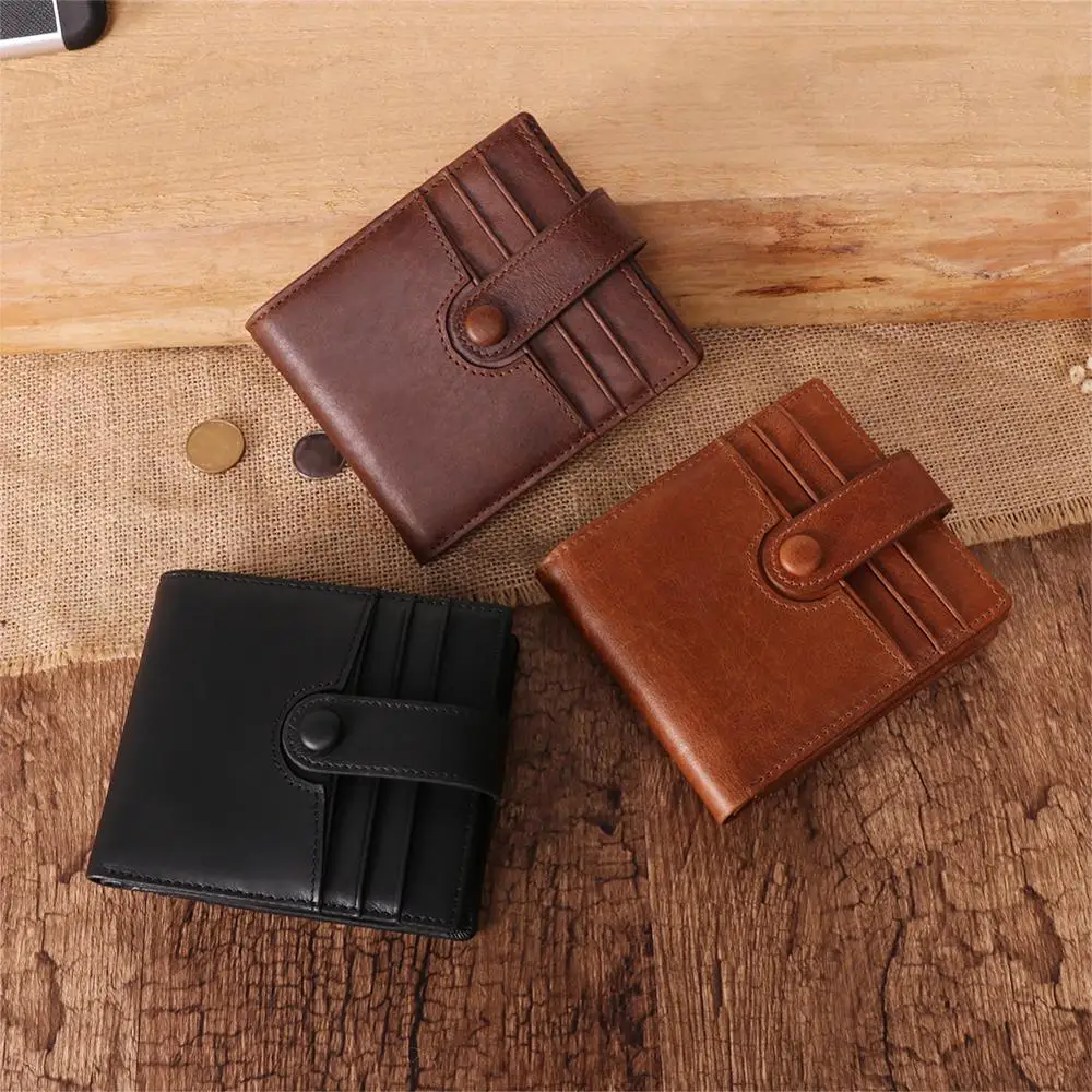 Crazy Horse Cow Leather Men's RFID Wallet Retro Style Male Short Wallet Casual Wallet Soft Cards Holder
Crazy Horse Cow Leather Men's RFID Wallet Retro Style Male Short Wallet Casual Wallet Soft Cards Holder