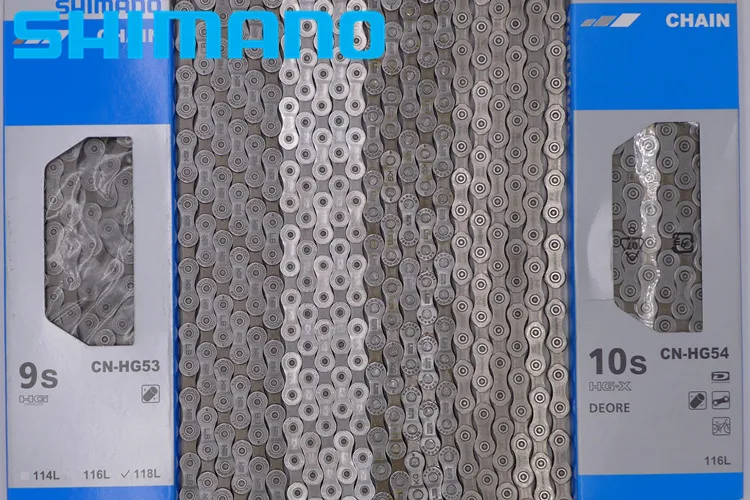 SHIMANO CN HG53/HG54/HG93/HG95 UG51 8 9 10 Speed Chain Mountain Bike MTB With Connector Pin
SHIMANO CN HG53/HG54/HG93/HG95 UG51 8 9 10 Speed Chain Mountain Bike MTB With Connector Pin