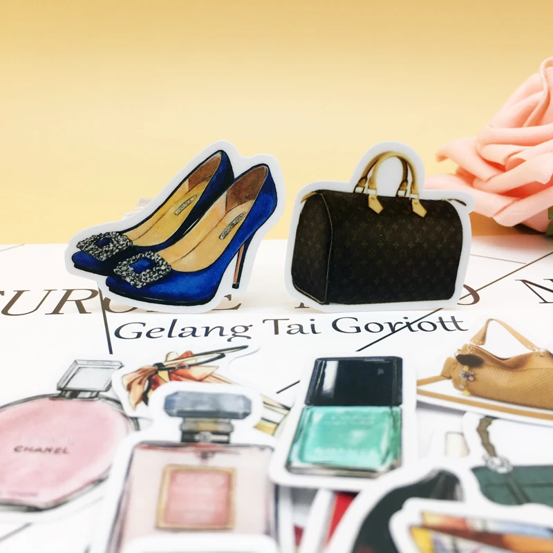 33pcs Exquisite Colorful Perfume shoes and bags Self-made Scrapbooking Decorative Sticker decoration /waterproof paper stickers
33pcs Exquisite Colorful Perfume shoes and bags Self-made Scrapbooking Decorative Sticker decoration /waterproof paper stickers