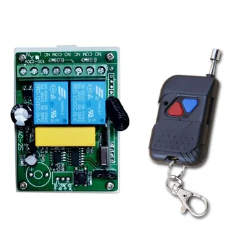 Smart AC 110V -220V 2 CH 2CH RF Wireless Remote Control LED Light Switch Receiver Transmitter,315 433 MHz Toggle
Smart AC 110V -220V 2 CH 2CH RF Wireless Remote Control LED Light Switch Receiver Transmitter,315 433 MHz Toggle
