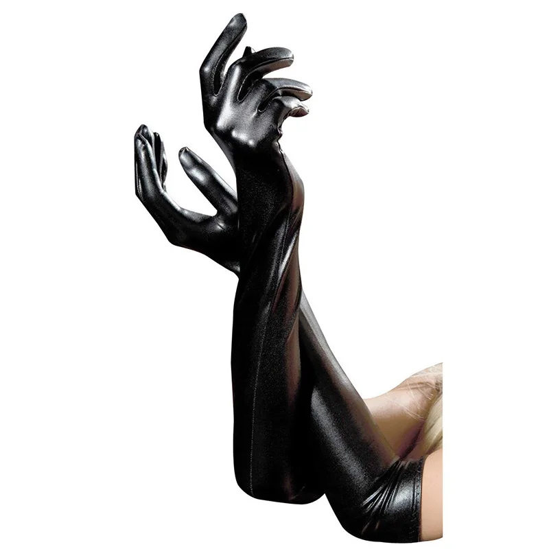 Adult Sexy Elbow Lady Gloves Black Exotic Appeal Gloves Fetish Faux Leather Gloves Clubwear Catsuit Cosplay Costumes Accessories
Adult Sexy Elbow Lady Gloves Black Exotic Appeal Gloves Fetish Faux Leather Gloves Clubwear Catsuit Cosplay Costumes Accessories