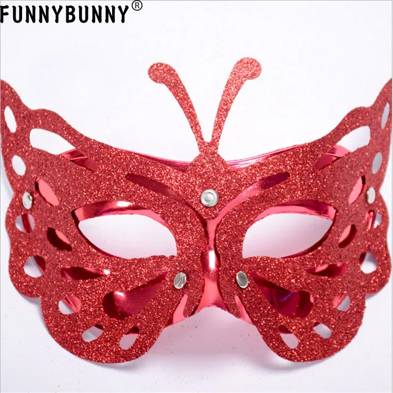 Маска с бабочкой FUNNYBUNNY Венецианская Маскарадная маска праздничный мяч Марди
