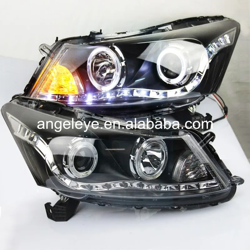 

2008-2012 Year For HONDA for Accord LED Angel eyes Head Lamp Headlights front light LD