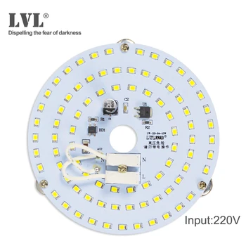 

LED Panel Light 7W 10W 18W 25W 40W No Flicker AC 220V 230V for Ceiling Light Source Square Round Panel Light