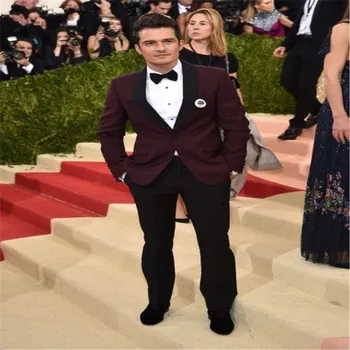 2020 Wine Red Jacket black pants wedding banquet business custom men's tuxedo best man men's suit 2 pieces (Jacket + pants)
2020 Wine Red Jacket black pants wedding banquet business custom men's tuxedo best man men's suit 2 pieces (Jacket + pants)
